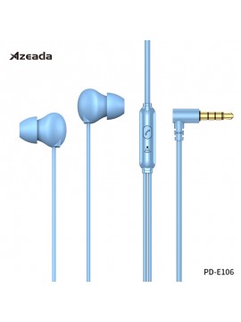 PRODA PD-E106 Aiyue in-ear sleeping wired earphone (3.5mm) blue