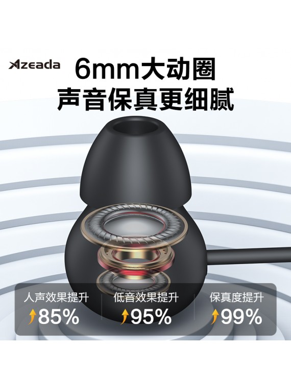 PRODA PD-E106 Aiyue in-ear sleeping wired earphone (3.5mm) pink