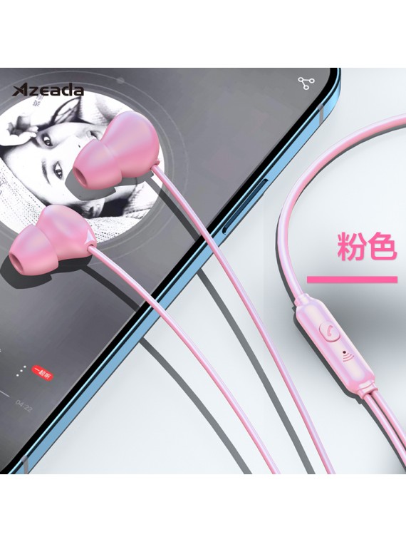 PRODA PD-E106 Aiyue in-ear sleeping wired earphone (Type-C port) pink