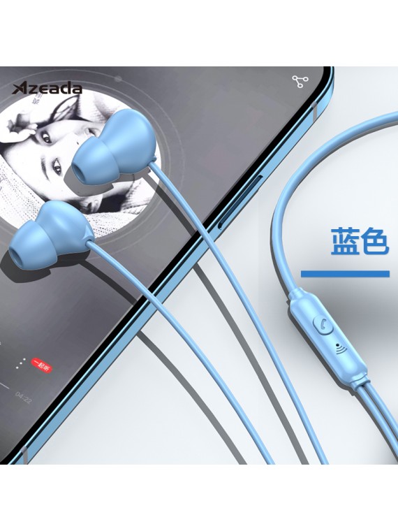 PRODA PD-E106 Aiyue in-ear sleeping wired earphone (3.5mm) blue