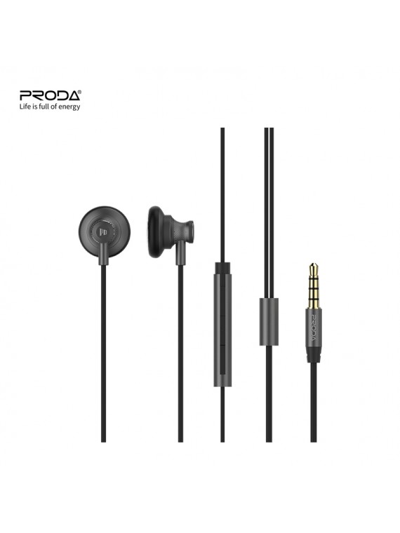 PRODA PD-E500 Murphy Metal Music Earphone Tarnish
