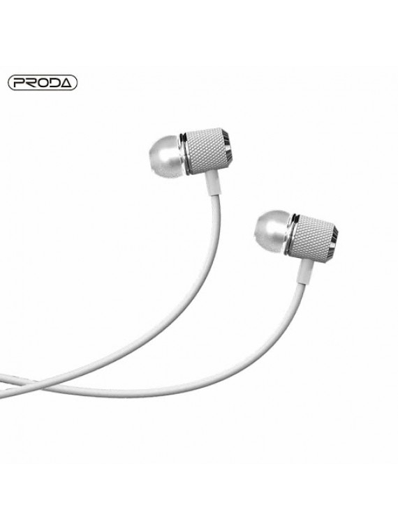 PRODA PD-E600 Yueyin Series Wired Earphone White