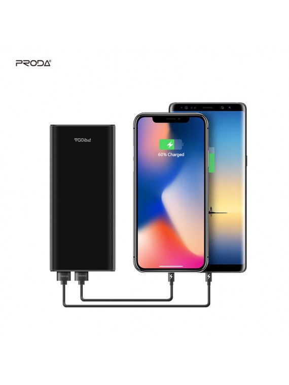 PRODA PD-P19 20000mAh Power Bank Grey