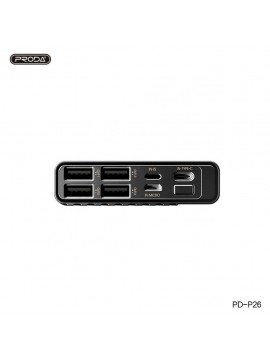 PRODA PD-P26 20000mAh 3USB Power Bank White