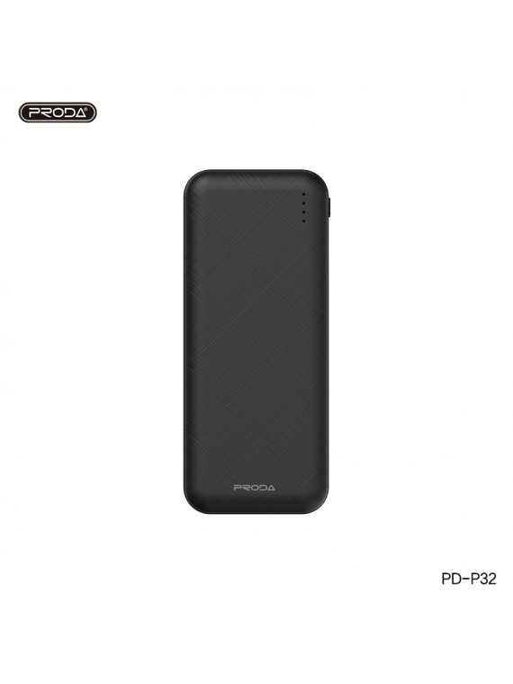 PRODA PD-P32 Ultron Series 10000mAh Power Bank Black