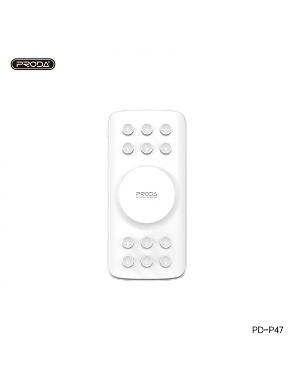 PRODA PD-P47 Wireless Charging Power Bank White