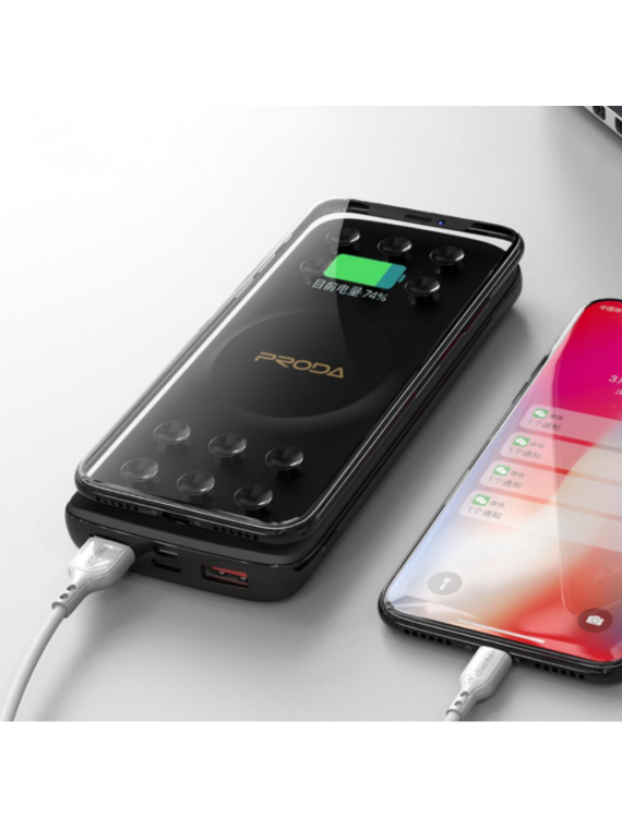 PRODA PD-P47 Wireless Charging Power Bank White