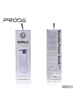 PRODA PPP-20 Kerolla Power Bank 10000mah Black