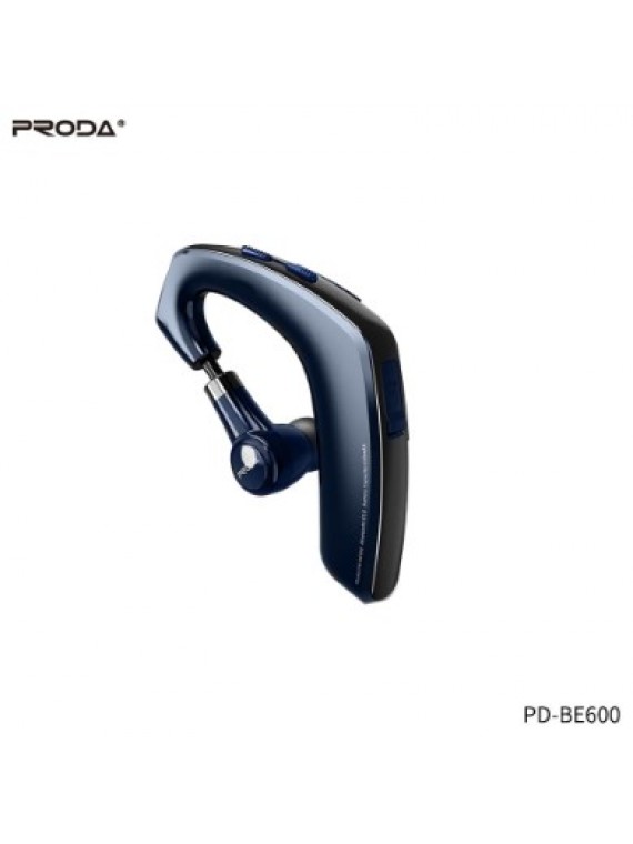 PRODA PD-BE600 SINGLE EAR WIRELESS NOISE CANCELLING HEADSET BLUE