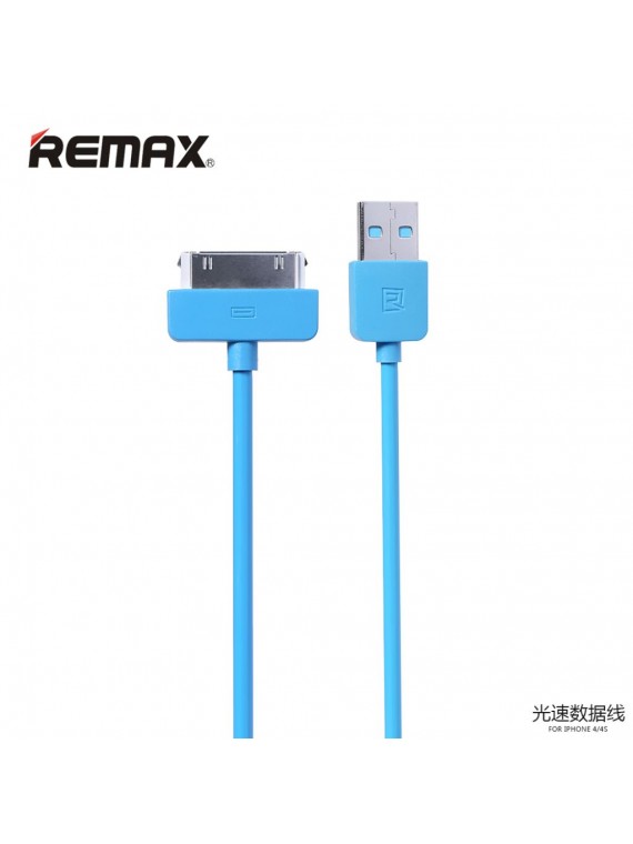 REMAX RC-06I4 Light Cable for IPhone 4 1M Blue