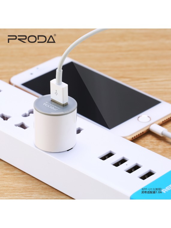PRODA RP-U13 Charger White+Grey