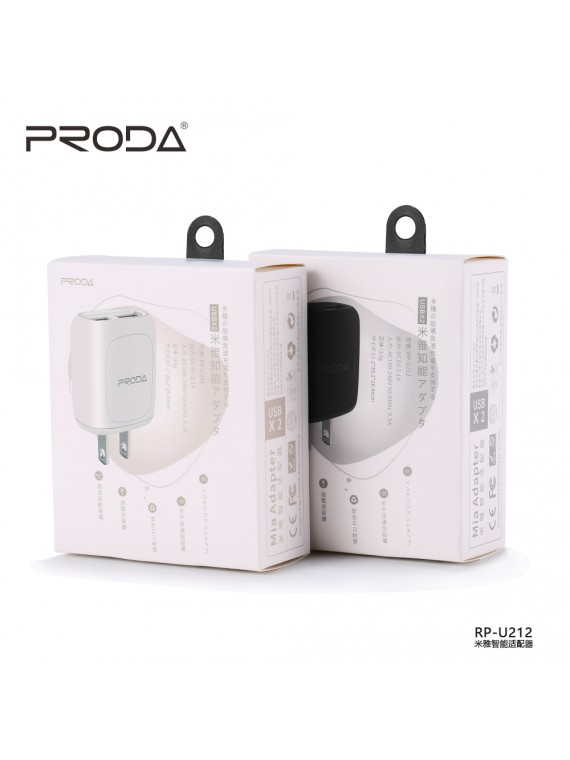 PRODA RP-U212 Mia Adapter Black
