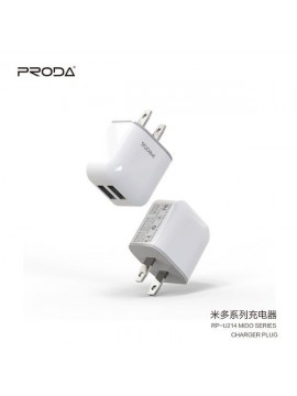 PRODA RP-U214 Mido Series Charger Plug White
