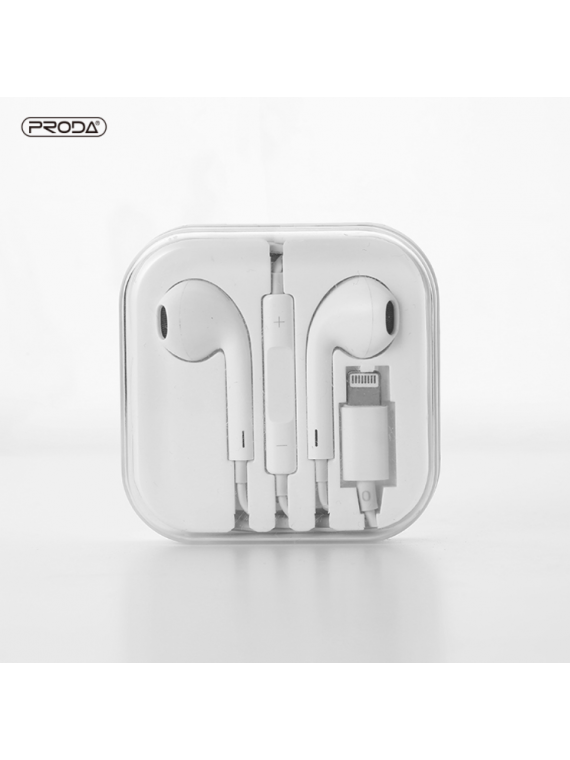 PRODA RW-L03 Music & Calls (Lightning) BT Version White