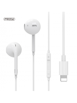 PRODA RW-L03 Music & Calls (Lightning) BT Version White