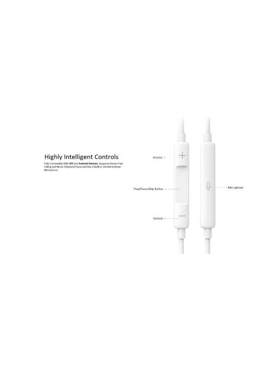 PRODA RW-L03 Music & Calls (Lightning) BT Version White