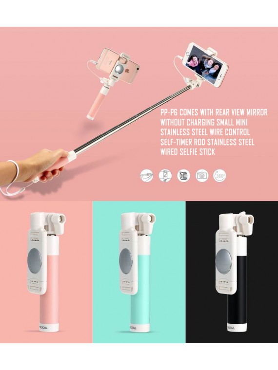 PRODA PP-P6 Selfie Stick Blue