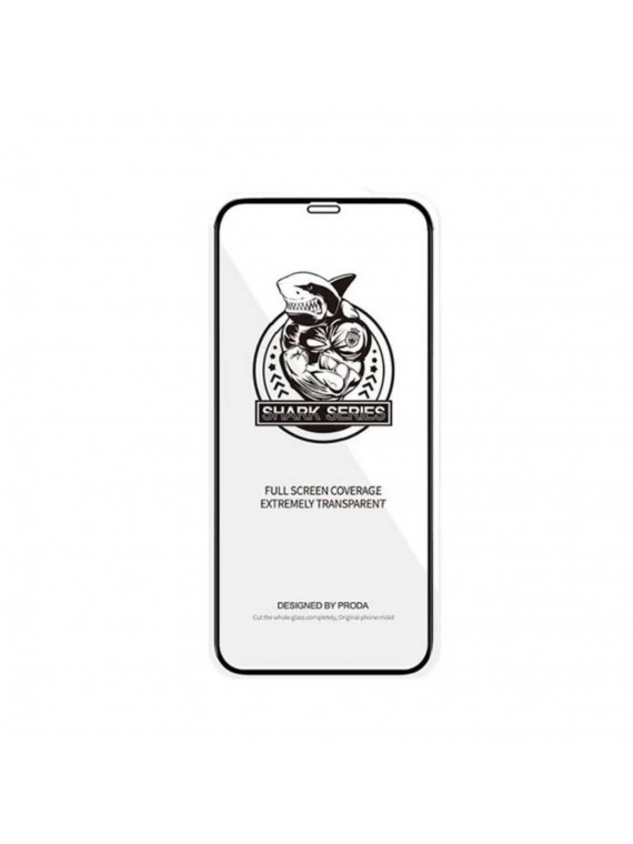 PRODA Shark Series Tempered Glass Film PT-015 Iph 12 6.1 Black