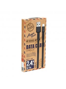 REMAX RC-116i Armor Series Data Cable For Lightning Black