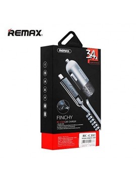 REMAX RCC103 Finchy Car Charger Black