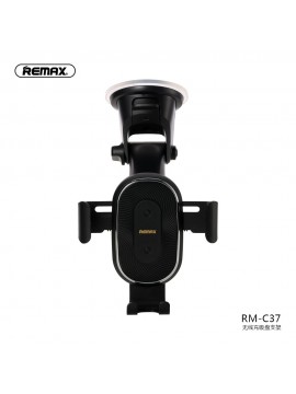 REMAX RM-C37 Wireless Charger and Car Holder Black