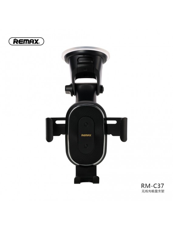 REMAX RM-C37 Wireless Charger and Car Holder Black