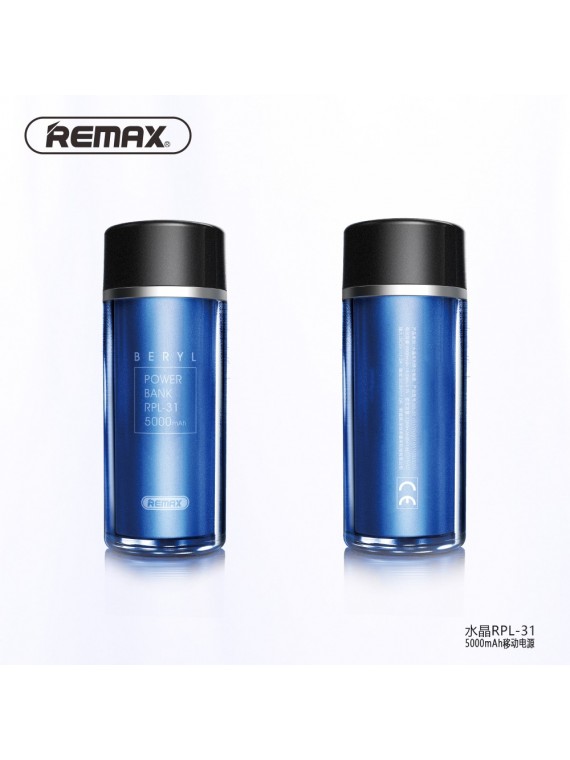 REMAX RPL-31 Beryl Power Bank 5000mAh Blue