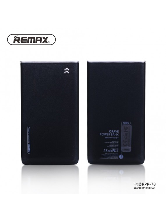 REMAX RPP-78 5000mAh Crave Power Bank Black