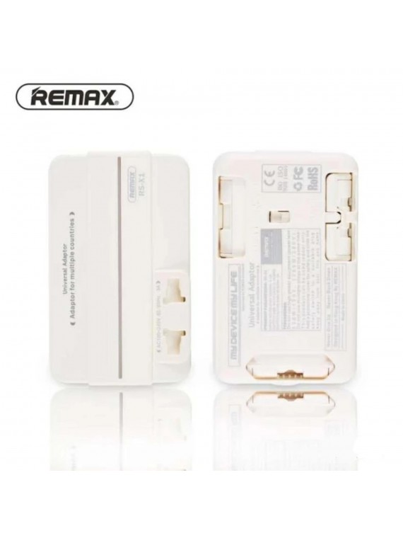 REMAX RS-X1 2.1A Travel Adaptor White