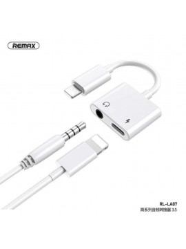 REMAX RL-LA07 3.5mm & Lightning Audio Adapter White