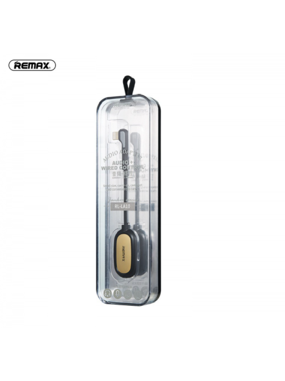 REMAX RL-LA10 Janker Series Audio Adapter Lightning Black