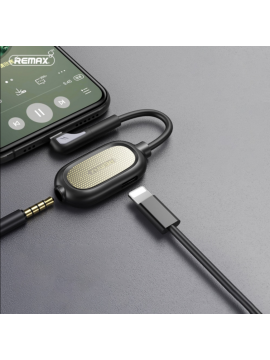 REMAX RL-LA10 Janker Series Audio Adapter Lightning Black