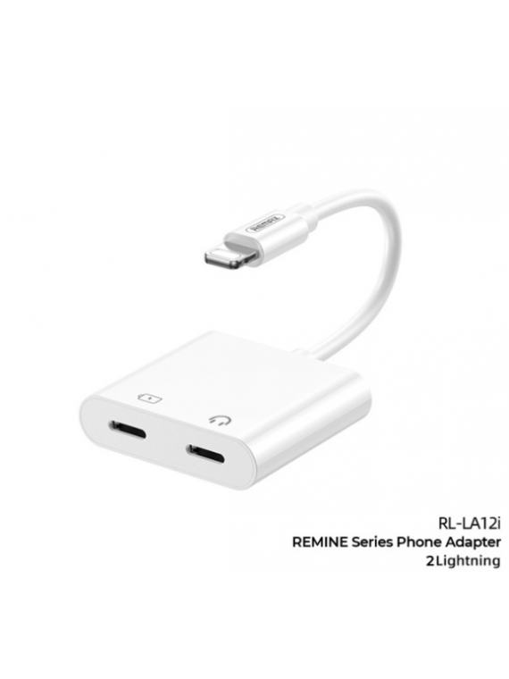 REMAX RL-LA12i Remine Series Phone Adapter 2 Lightning to Lightning