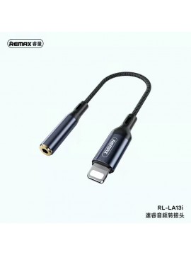 REMAX RL-LA13i Sury Series 15CM Audio Jack Splitter 3.5AUX to Lightning Tarnish