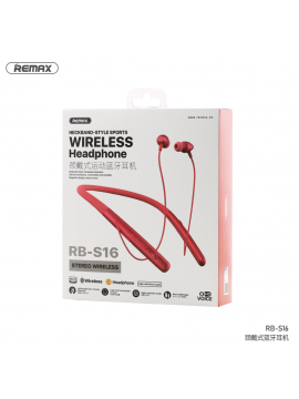 REMAX RB-S16 Sports Wireless Headphone Red