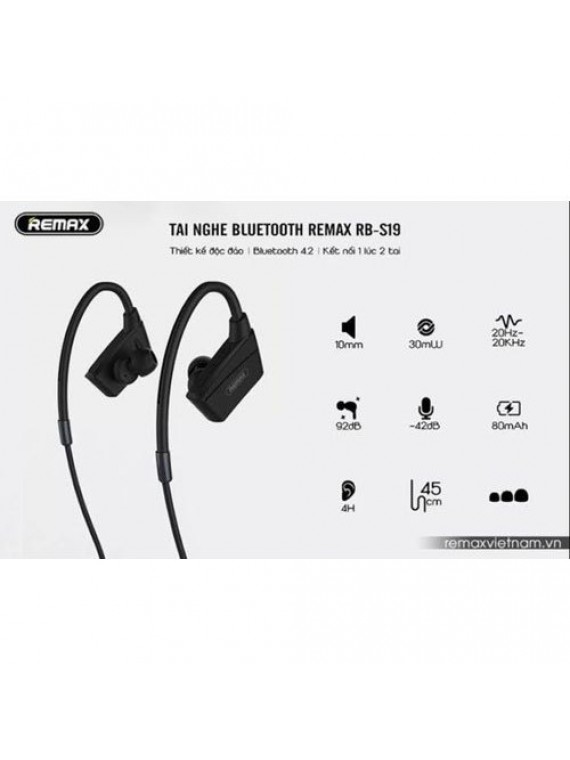 REMAX RB-S19 Wireless Sports Earphone White