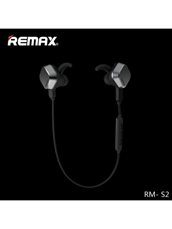 REMAX RB-S2 BT4.1 Sporty Bluetooth Earphone Black