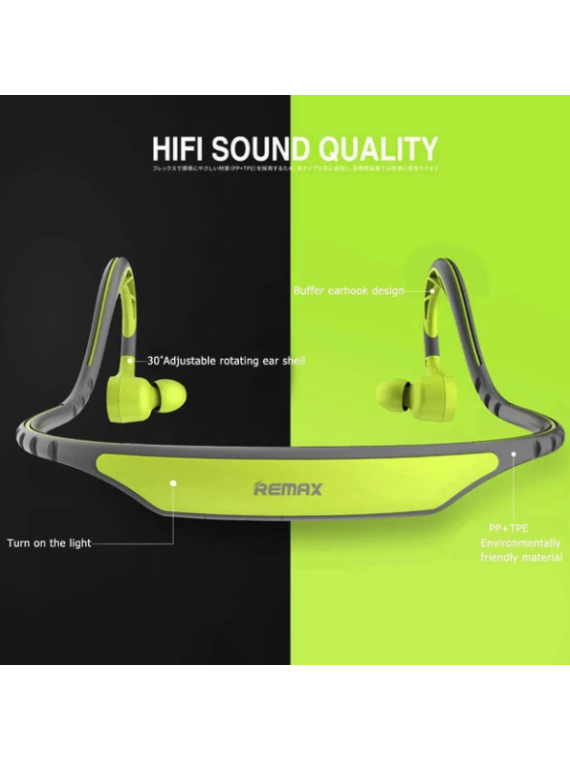 REMAX RB-S20 Sports Bluetooth Earphone Yellow