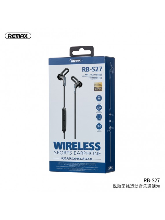 REMAX RB-S27 Wireless Sports Earphone Black