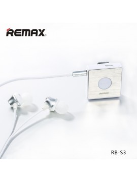 REMAX RB-S3 BT4.1 Clip-on Bluetooth Earphone Receiver White