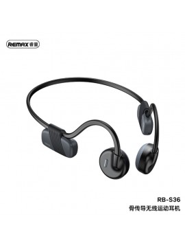 REMAX New RB-S36 Bone Conduction Wireless Headphones Black