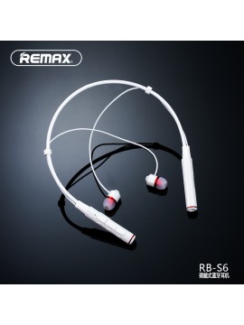 REMAX RB-S6 Neckband Bluetooth Earphone White