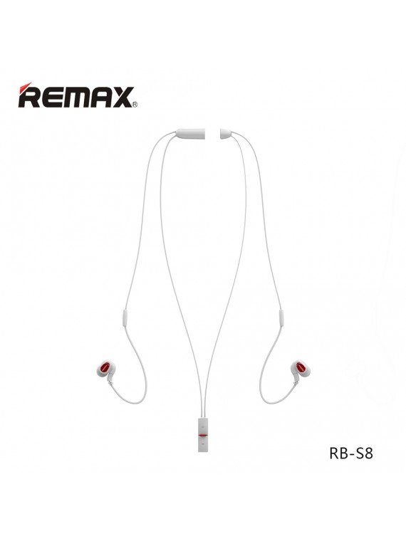 REMAX RB-S8 Sporty Bluetooth Earphone White