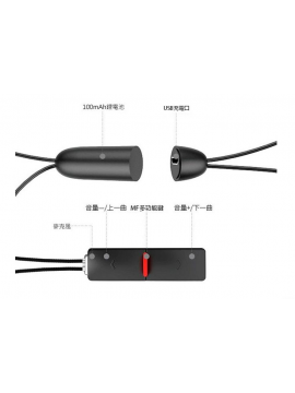 REMAX RB-S8 Sporty Bluetooth Earphone Black