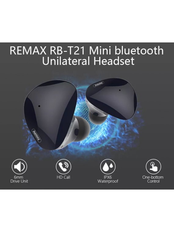 REMAX RB-T21 Mini Single-side Earphone White