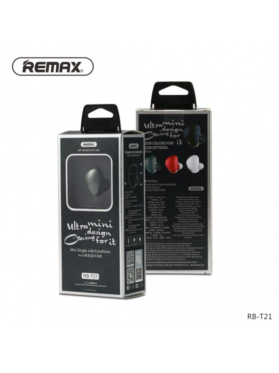 REMAX RB-T21 Mini Single-side Earphone White