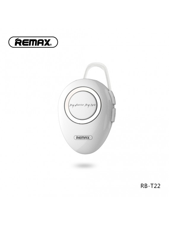 REMAX RB-T22 HIFI Sound Quality Single Headset White