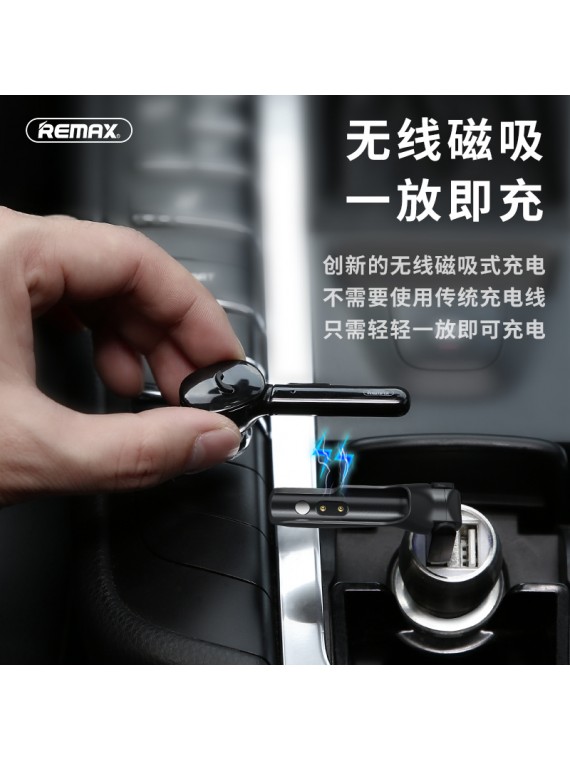 REMAX RB-T27 Portable Magnetic Wireless Headset Black