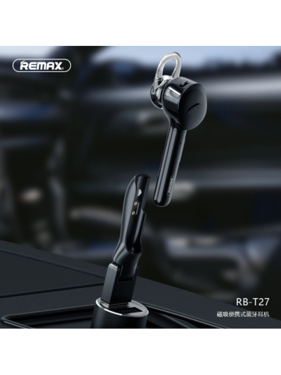 REMAX RB-T27 Portable Magnetic Wireless Headset Black