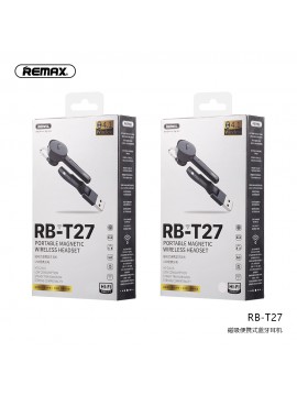 REMAX RB-T27 Portable Magnetic Wireless Headset Black